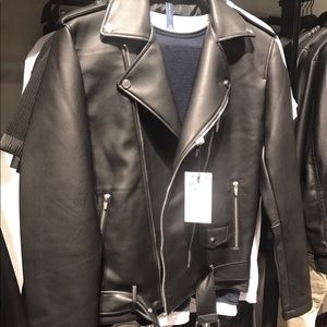 Biker jacket leather